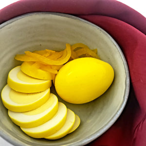 Mustard Pickled Hard-Boiled Eggs