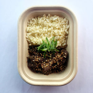 Mongolian Beef with Cauliflower Rice