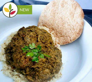 Saag Curry with Cauli-Rice & Naan Bread